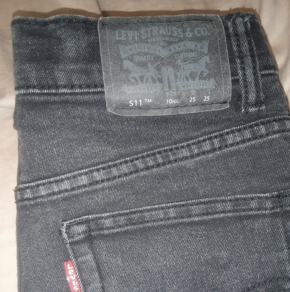 Levi's Dark Wash, boys 10reg, 511 style jeans like new